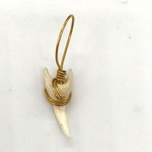Shark Tooth Necklace Pendant with Copper (No Chain)